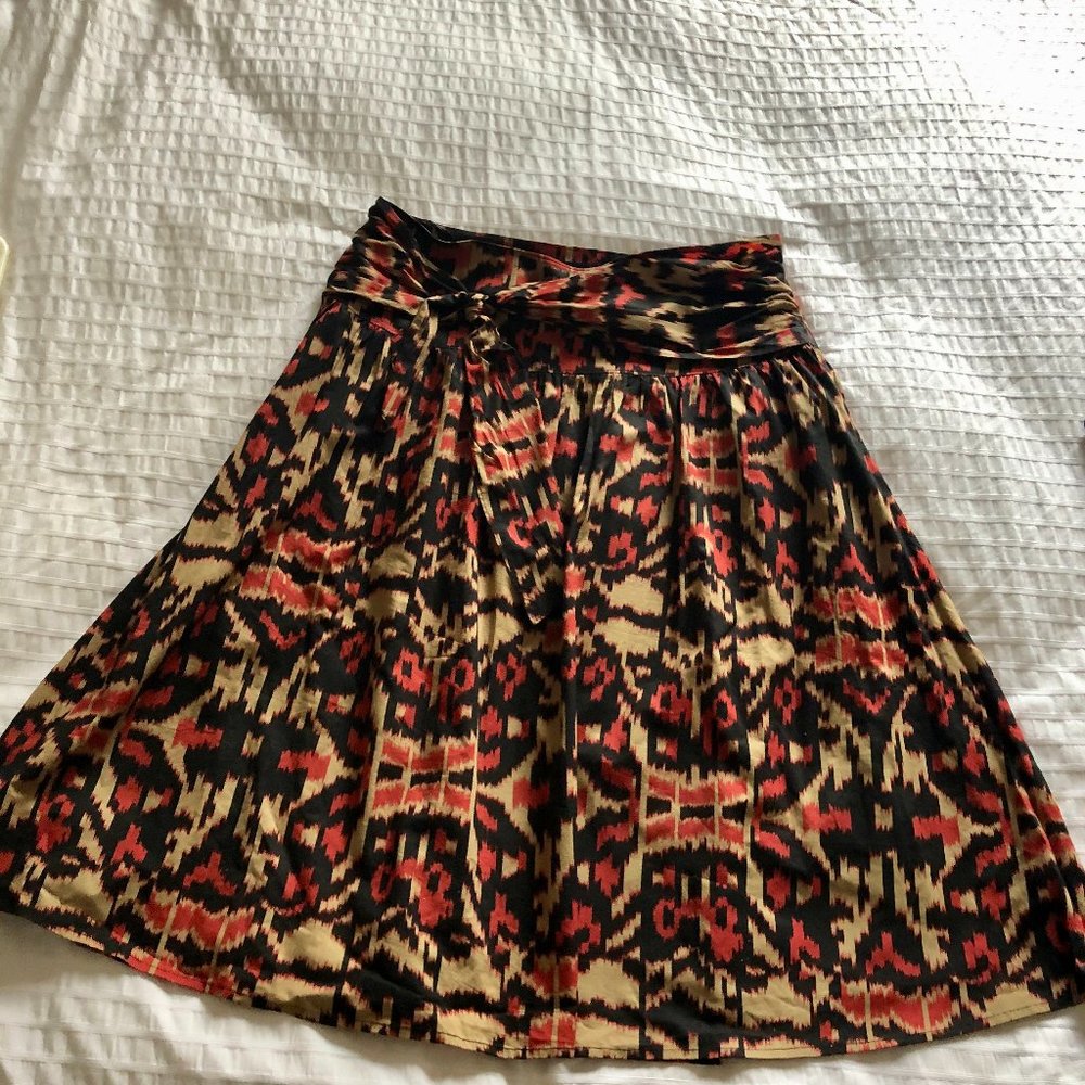 Jones NY Signature Skirt boho cotton size 8
